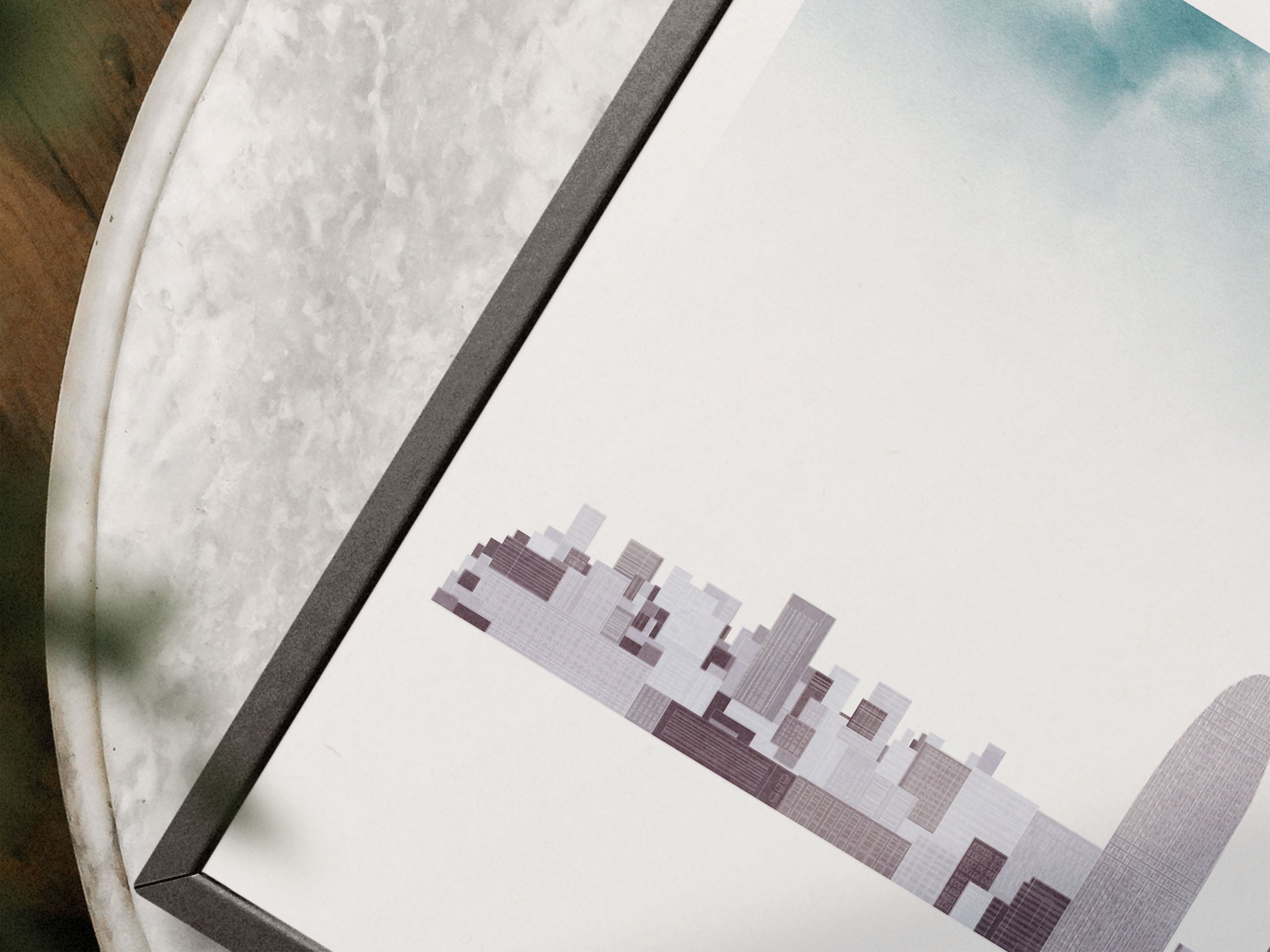 Barcelona Silhouette Triptych in Watercolor Style, Barcelona Skyline Poster, Barcelona Set of 3 Posters, Watercolor style