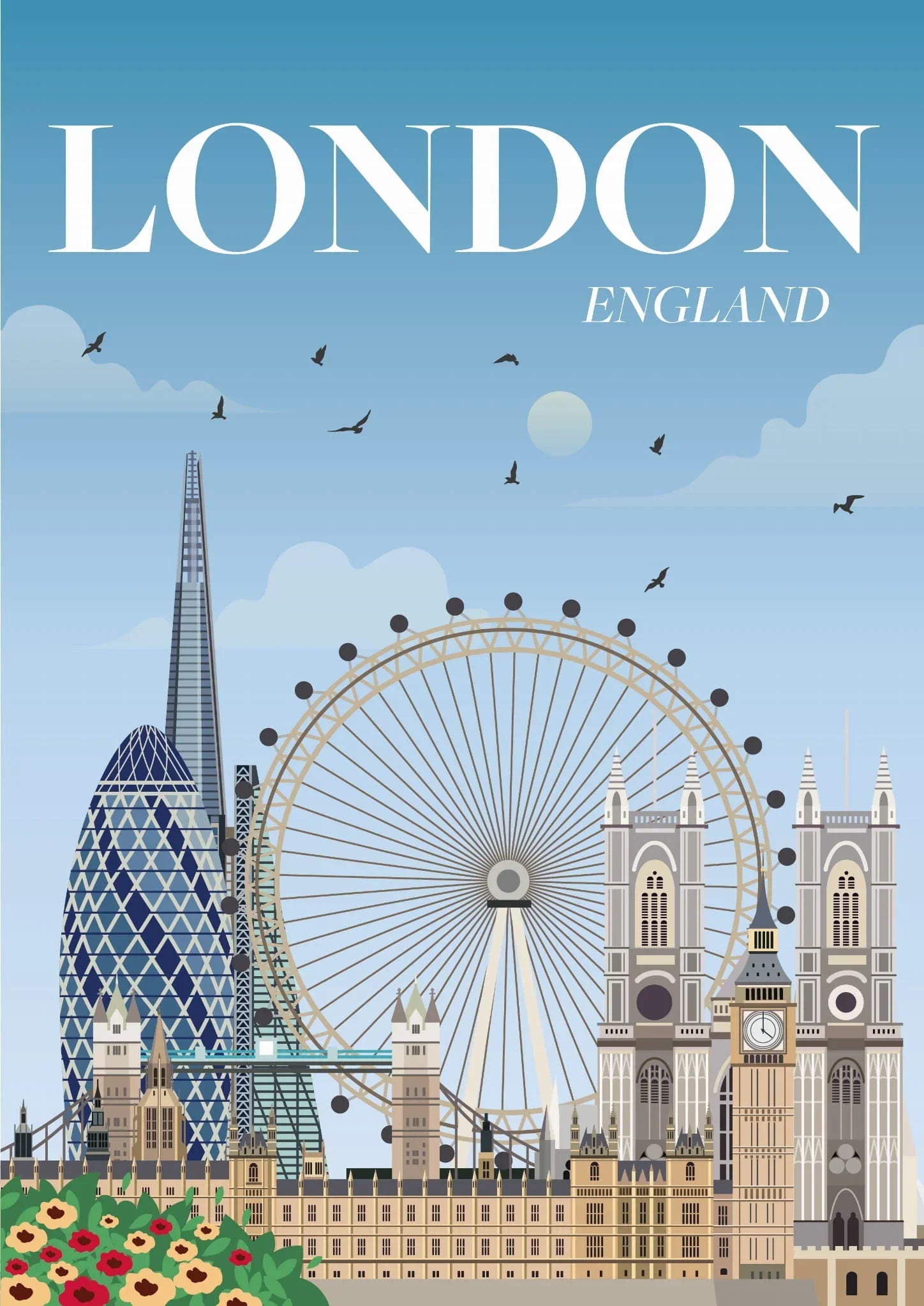 London Posters: The Best Art Prints to Capture the City's Iconic Landmarks