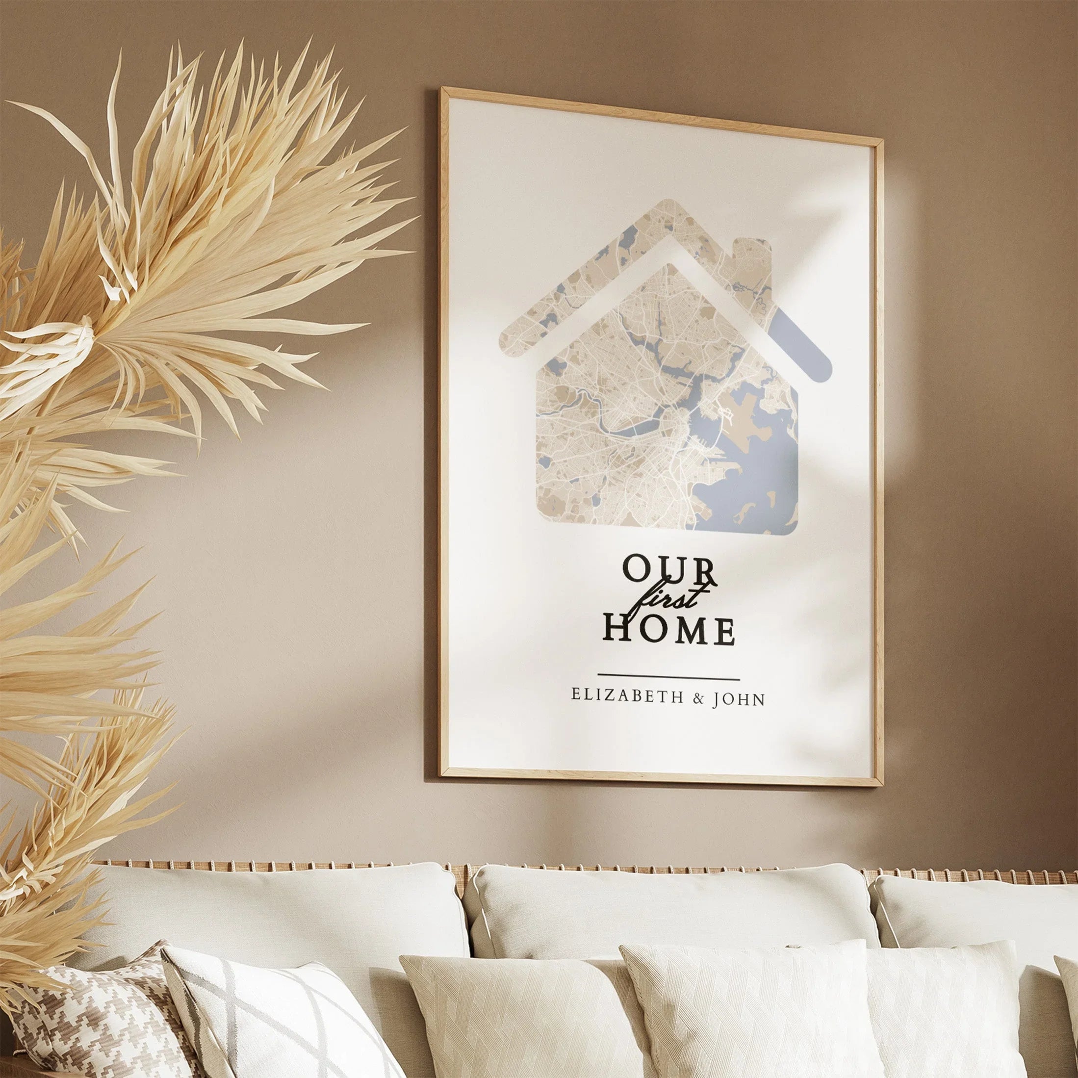 Custom Map Posters – Personalised Location Map Print