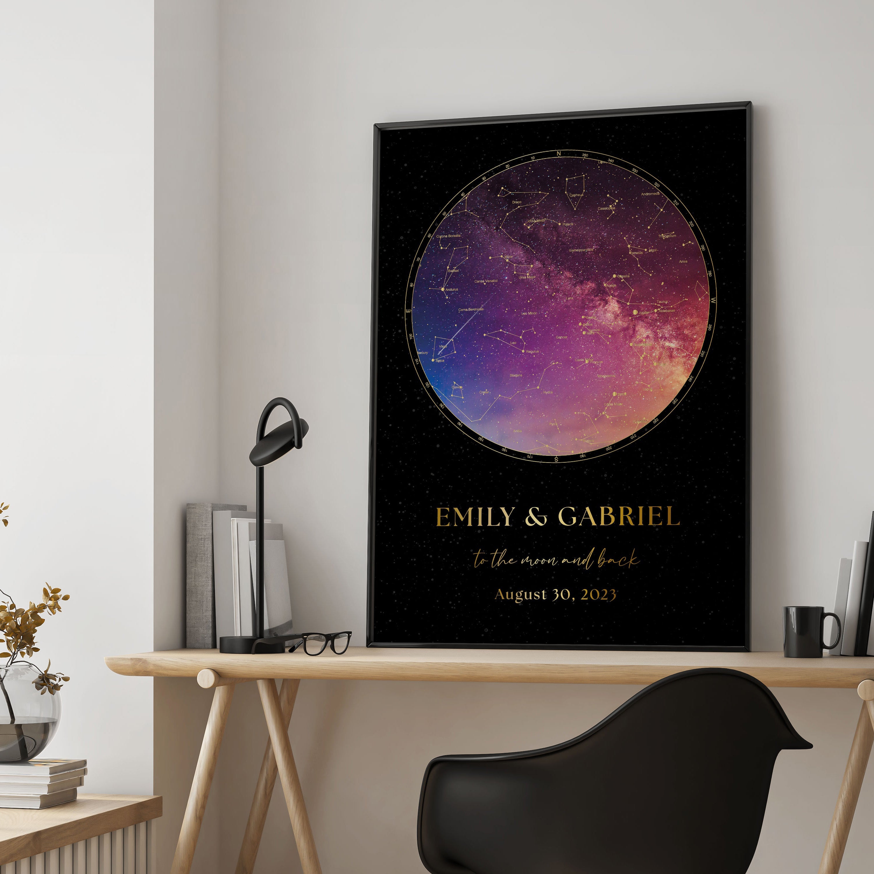 Custom Star Map Posters