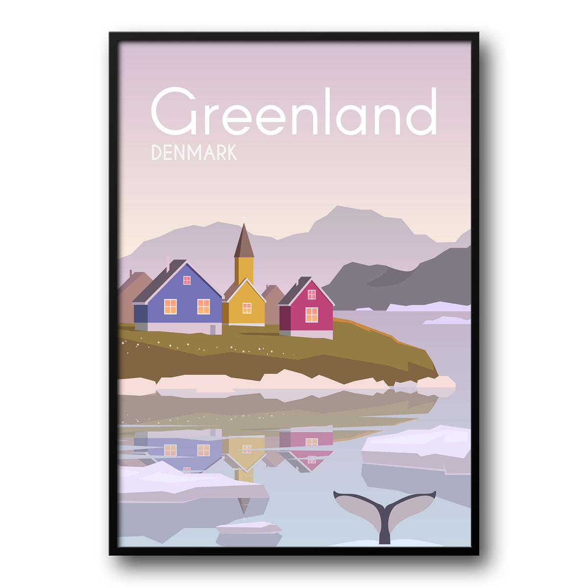 Greenland Travel Poster – UK Custom Posters